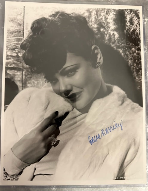 Autographed photograph of Gene Tierney