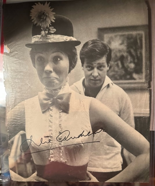 Autographed magazine page of Julie Andrews