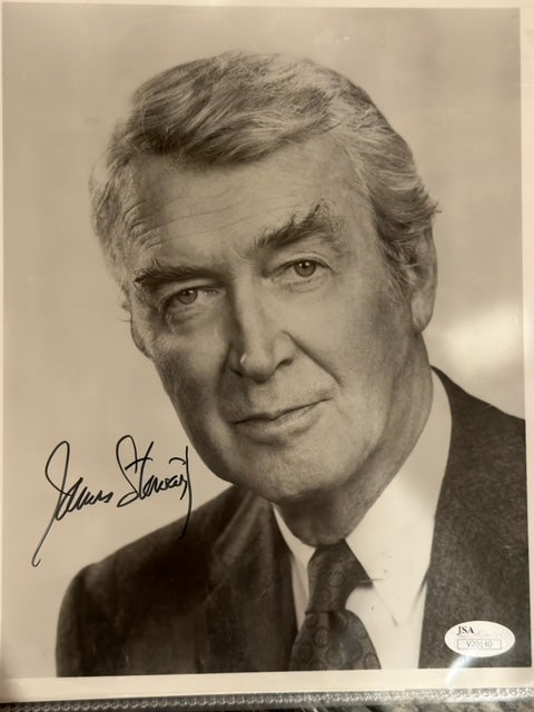 Autographed photograph of James Stewart