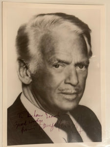 Autographed photograph of Douglas Fairbanks Jr