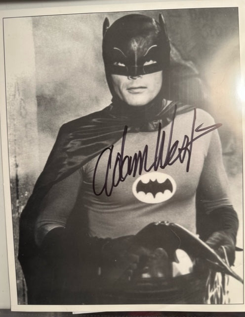 Autographed photograph of Adam West