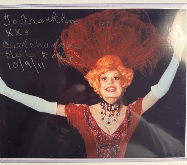 Autographed photograph of Carol Channing