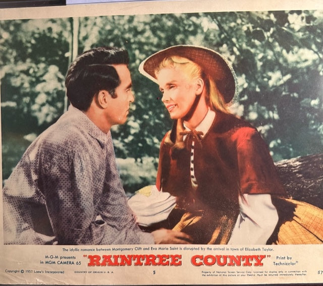 Lobby Card of Raintree Country