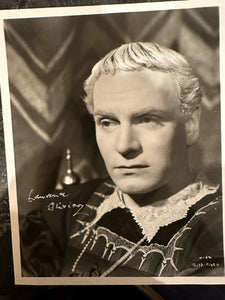 Autographed photograph of Laurence Olivier