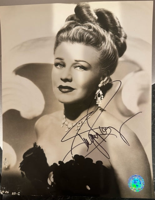 Autographed photograph of Ginger Rogers