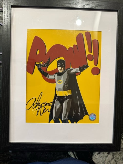 Autographed framed photograph of Batman
