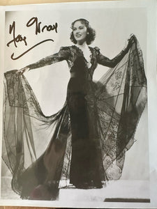 Autographed photograph of Fay Wray