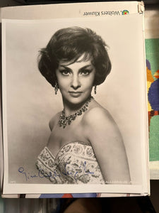 Autographed photograph of Gina Lollobrigida