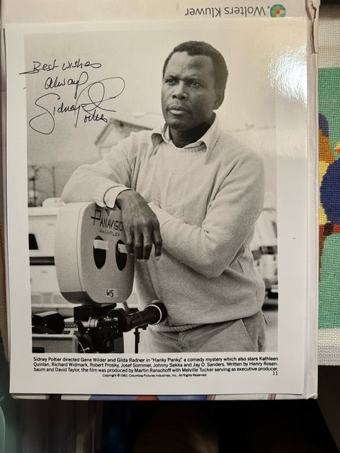 Autographed photograph of Sidney Poitier