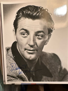 Autographed photograph of Robert Mitchum