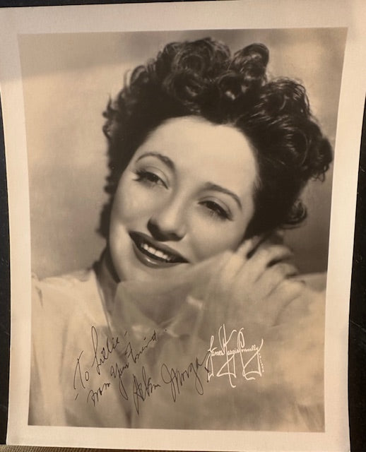 Autographed photograph of Helen Morgan