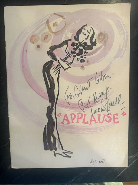 Autographed Program of Lauren Bacall