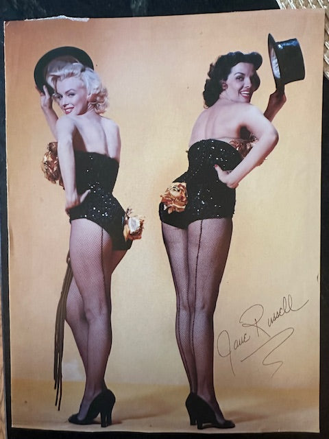 Autographed photograph of Jane Russell