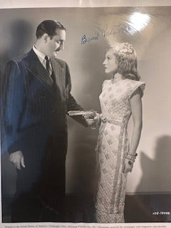 Autographed photograph of Basil Rarhbone