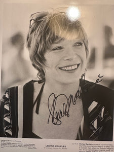 Autographed photograph of Shirley Maclaine