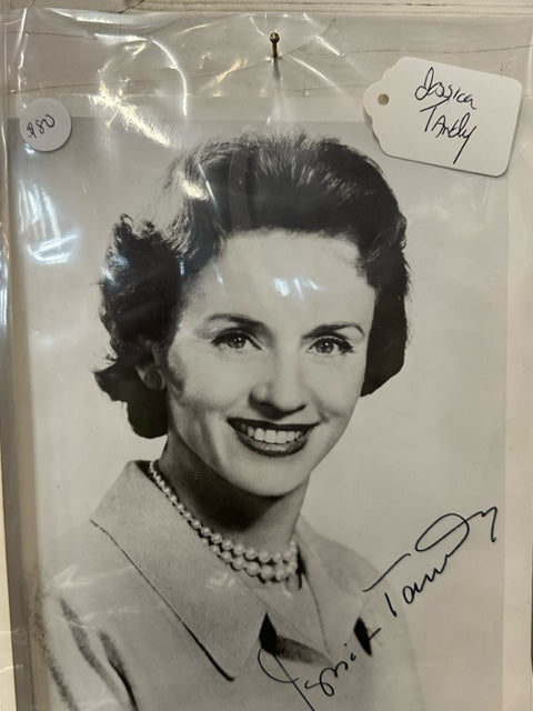 Autographed photograph of Jessica Tandy