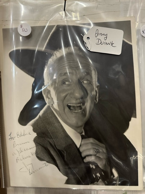 Autographed photograph of Jimmy Durante