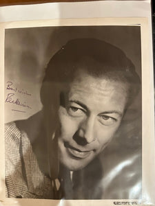 Autographed photograph of Rex Harrison