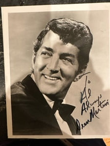 Autographed photograph of Dean Martim