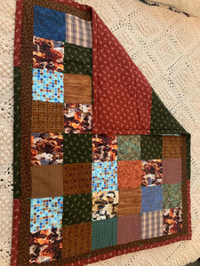 Quilt: Plaid with Trees