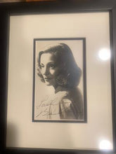 Load image into Gallery viewer, Autographed Framed Photograph of Tallulah Bankhead
