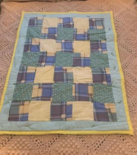 Load image into Gallery viewer, Quilt Blue and Yellow Children
