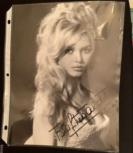 Autographed photograph of Brigitte Bardot