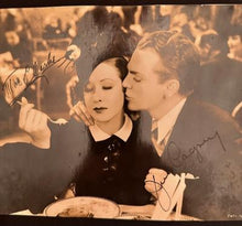 Load image into Gallery viewer, Autographed photograph of James Cagney and Mae Clark
