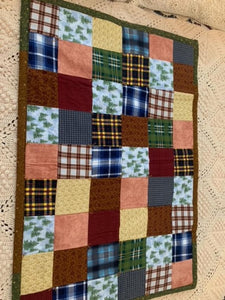 Quilt: Plaid with Trees