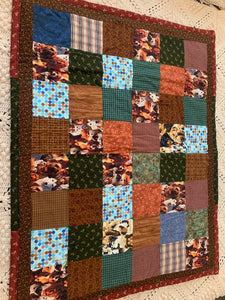 Quilt:  Brown with Dogs