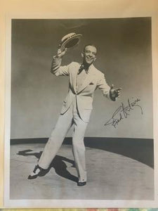 Autograph photograph of Fred Astaire