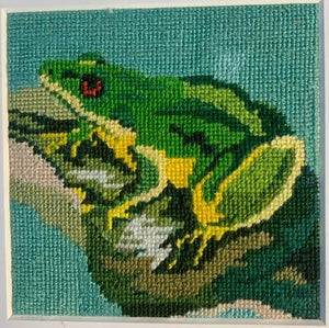 Needlepoint - Frog