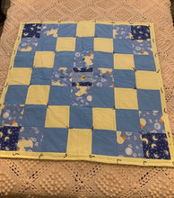 Load image into Gallery viewer, Quilt : Blue and Yellow with Ducks
