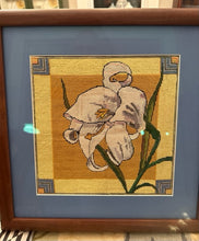 Load image into Gallery viewer, Framed Needlepoint of An Orchid
