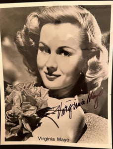 Autographed photograph of Virginia Mayo