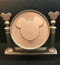 Load image into Gallery viewer, Vintage Mickey Mouse Silver Mantle /Desk Quartz Clock
