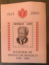 Load image into Gallery viewer, Bric a Brac  Stamp Monaco Death of Prince Rainer III
