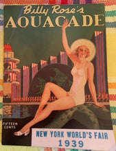 Load image into Gallery viewer, Vintage Billy Rose Aquacade NY Worlds Fair 1939 Program
