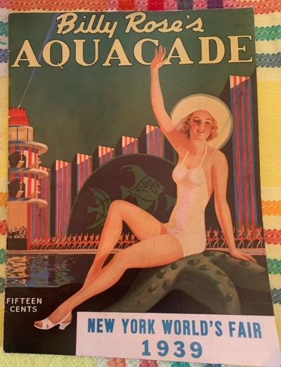 Vintage Billy Rose Aquacade NY Worlds Fair 1939 Program