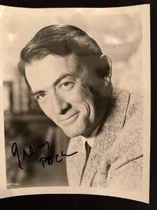 Autographed photograph of Gregory Peck