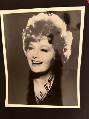 Autographed photograph of Shelley Winters