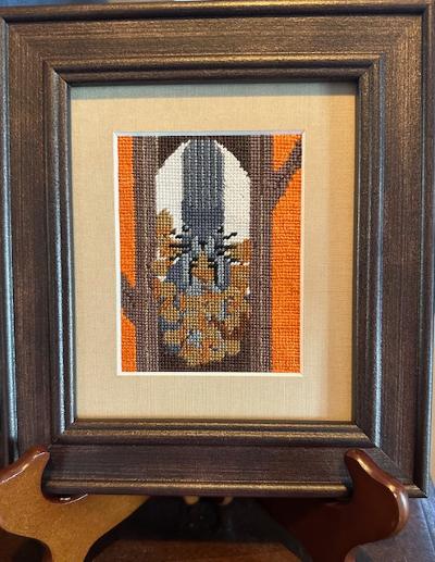 Framed Needlepoint of A Squirrel