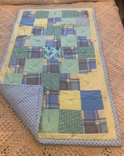 Load image into Gallery viewer, Quilt: Yellow, green and blue Childrens
